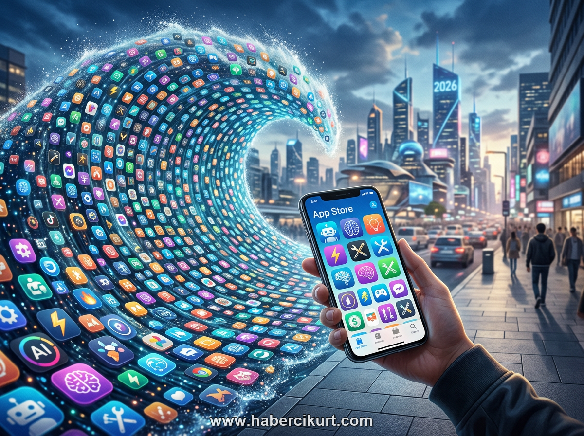 App Store’a yapay zeka seli: 2026’da 1 milyon yeni uygulama yolda